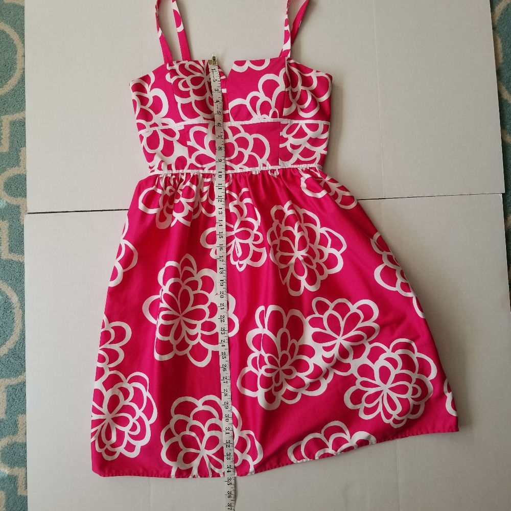 Hot Pink and White Summer Sundress by Madison Leigh - Picture 6 of 10